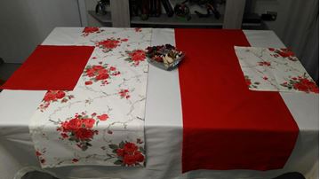 Снимка на Комплект Покривка за маса с ленти и тишлайфери