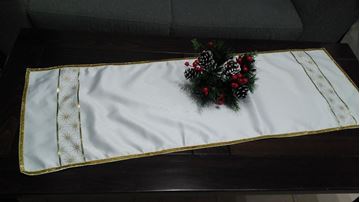 Снимка на Коледна декоративна лента за маса "Коледни звезди" - 35/105